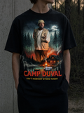 Camp Duval Nod Cabin Solo tee in Black — lifestyle