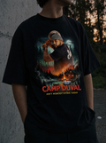 Camp Duval T-Bone Cabin Solo tee in Black — lifestyle